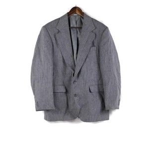 Haggard Imperial Gray Men's Blazer Suit Jacket Herringbone Gentleman's Fit 40